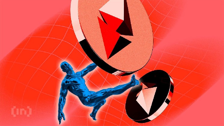 
			Ethereum (ETH) под давлением: число адресов в прибыли достигло пика		